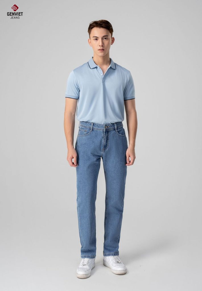 Quần Jeans Nam Ống Đứng D1109J8135