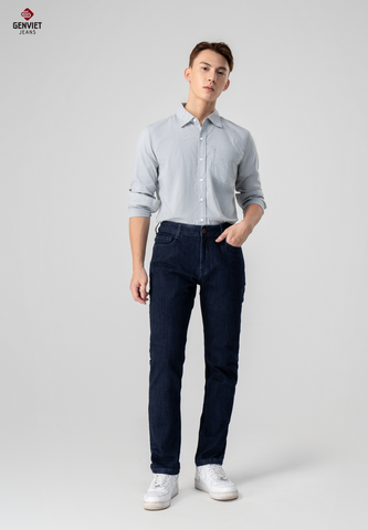 Quần Jeans Nam Ống Col Đứng D1108J8136