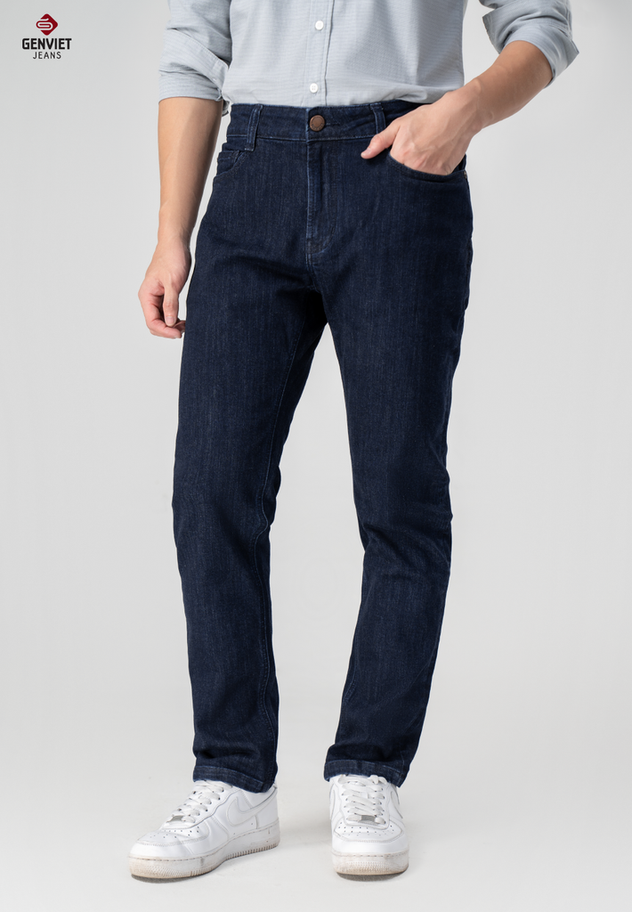 Quần Jeans Nam Ống Col Đứng D1108J8136
