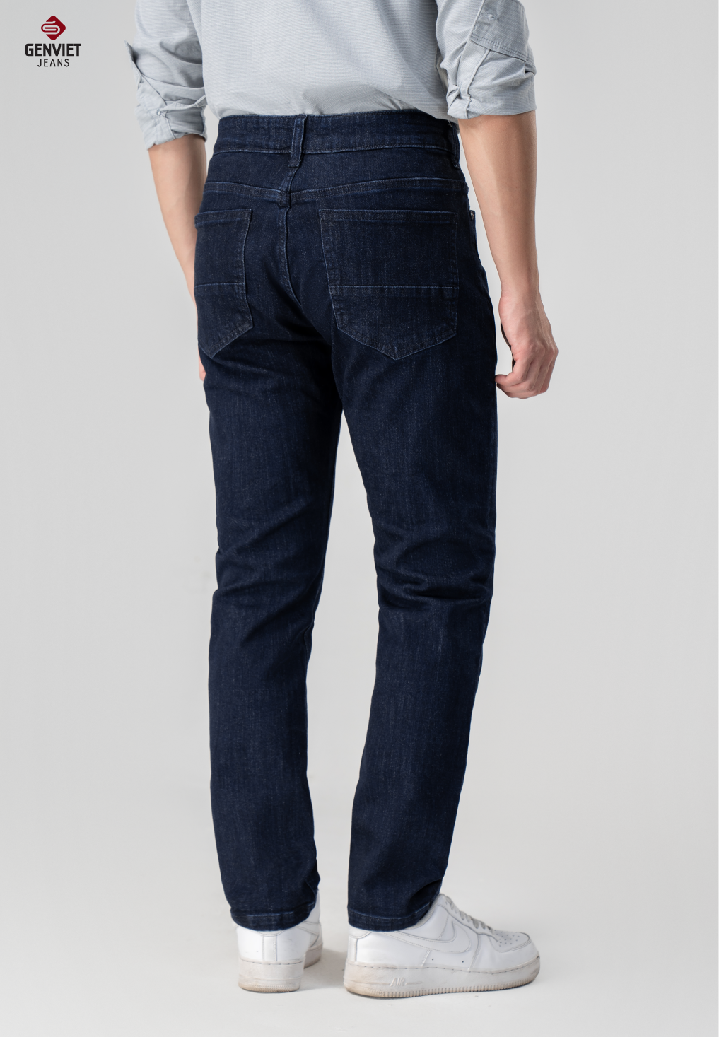  Quần Dài Nam Jeans Col Đứng D1108J8136 