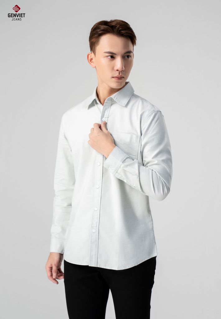 Áo Sơ Mi Dài Tay Nam D3121C8165