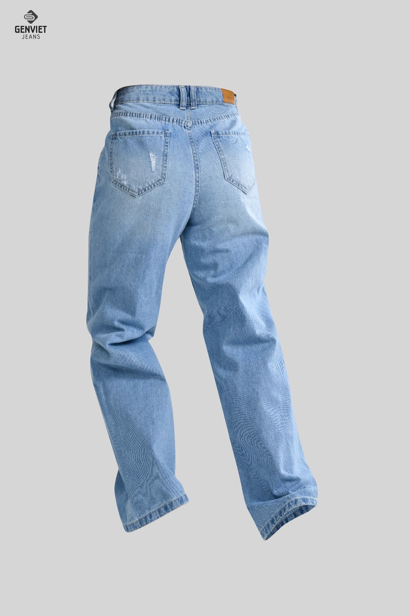  Quần Dài Nữ Jeans Suông XQ124J8271 