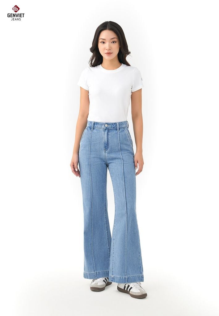 Quần Jeans Nữ Ống Vảy TQ1222J08735