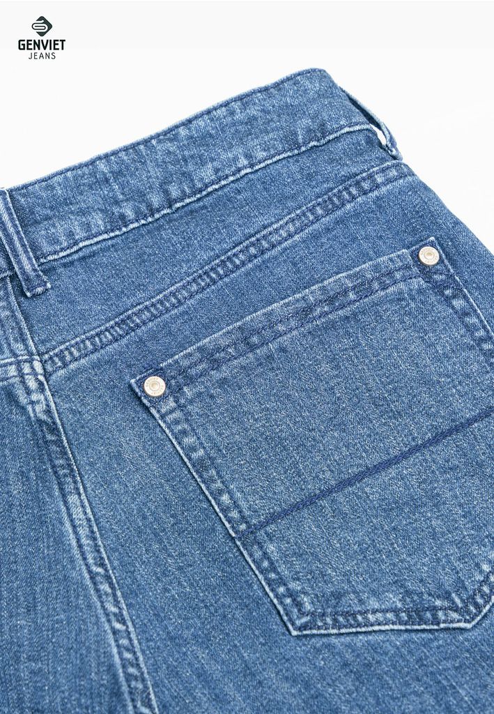 Quần Jeans Nam Ống Col Vừa D1103J8129