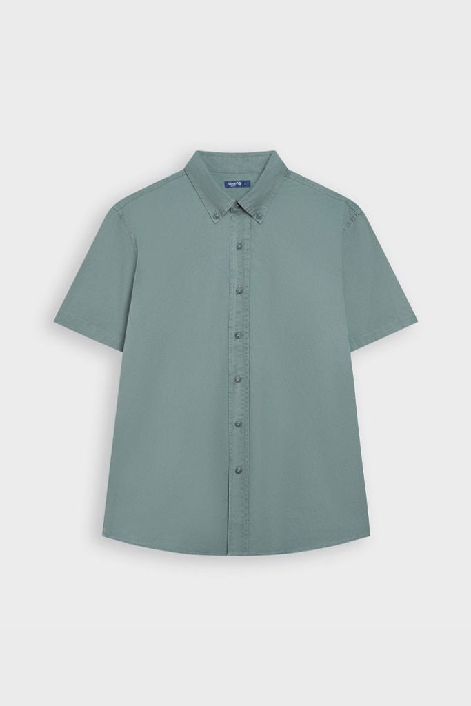 Áo Sơmi Cotton Cộc Tay Nam Suông Vừa TA1123C08928