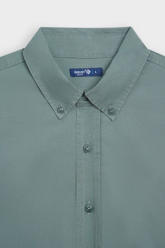 Áo Sơmi Cotton Cộc Tay Nam Suông Vừa TA1123C08928