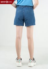 Quần Sooc Nữ Jeans Suông DQ424J2137