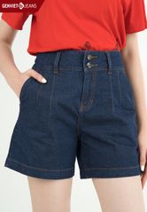 Quần Sooc Nữ Jeans Suông DQ424J2137