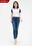  Quần Dài Nữ Jeans Col Cơ Bản DQ103J2208 