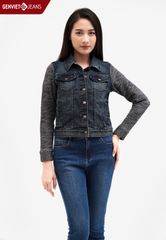  Áo Khoác 1 Lớp Nữ Jeans Ôm Vừa TK121J2084 