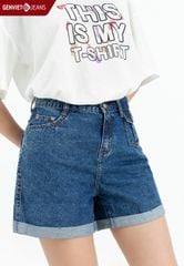 Quần Sooc Nữ Jeans Dáng A TQ428J2218