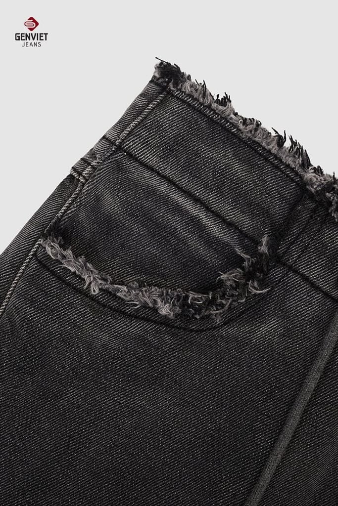 Quần Jeans Nữ Ống Suông XQ124J8692