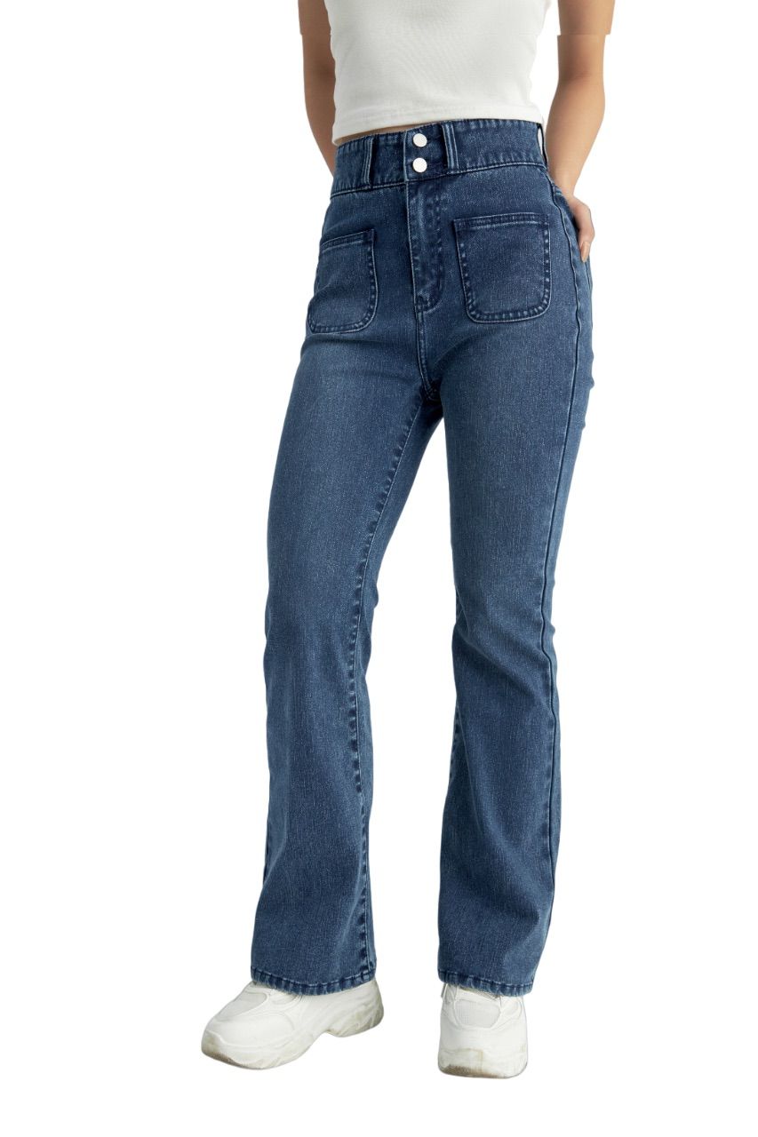  Quần Dài Nữ Jeans Ống Vảy TQ110J8407 