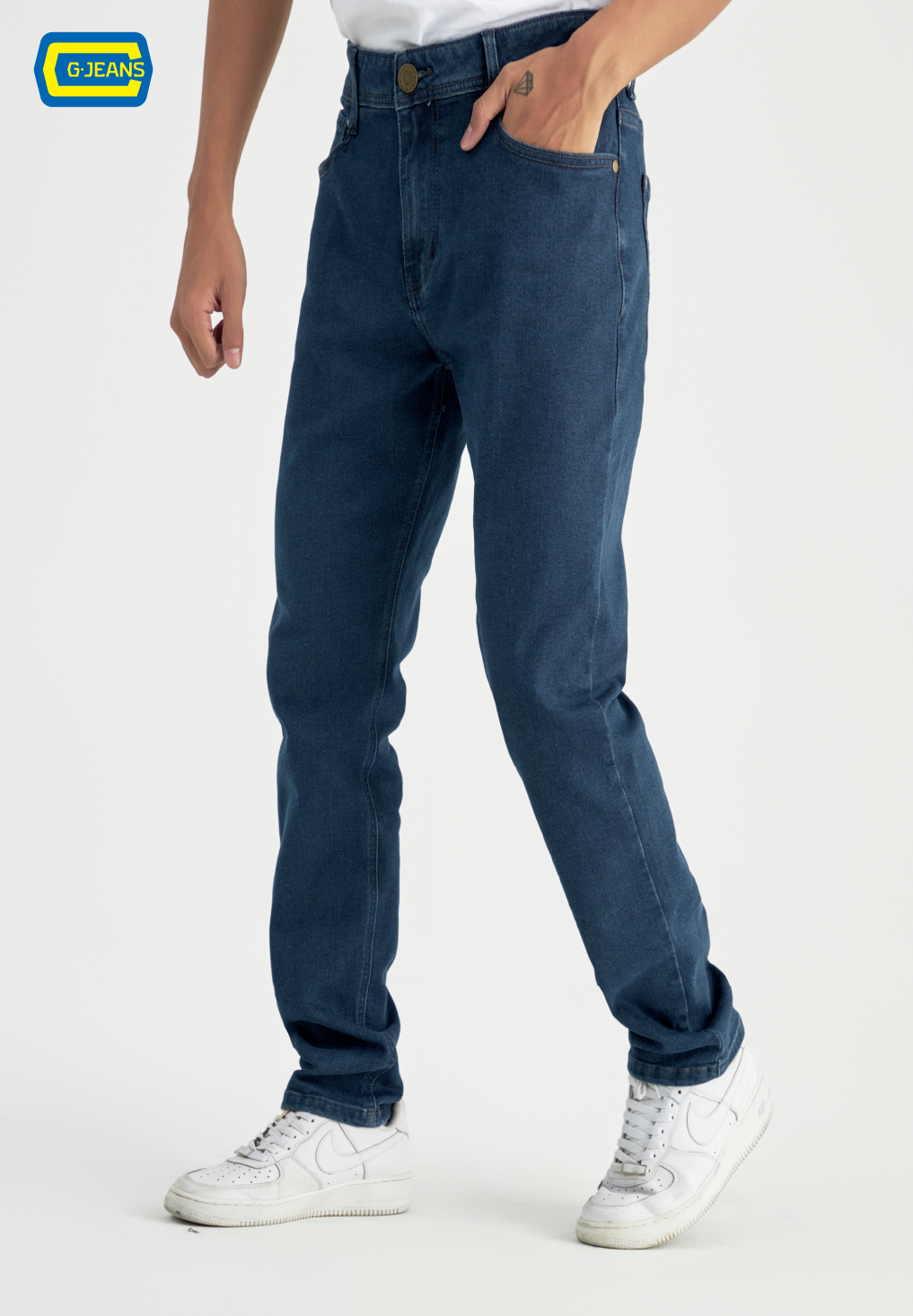  Quần Dài Nam Jeans Col Đứng D1108J8386 