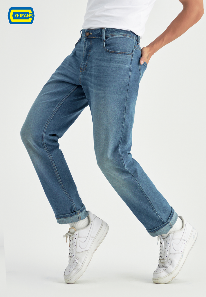 Quần Dài Nam Jeans Col Đứng T1108J8380