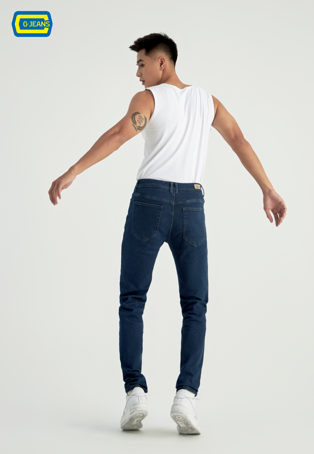  Quần Dài Nam Jeans Col Cơ Bản D1103J8374 