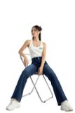  Quần Dài Nữ Jeans Ống Vảy TQ110J8407 