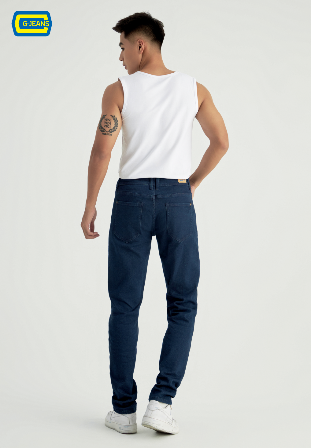  Quần Dài Nam Jeans Col Đứng D1108J8386 