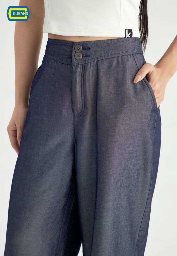 Quần Dài Nữ Jeans Suông DQ124J8404