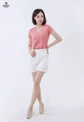 Áo Thun Cộc Tay Nữ Cotton Suông Vừa TC323T8231