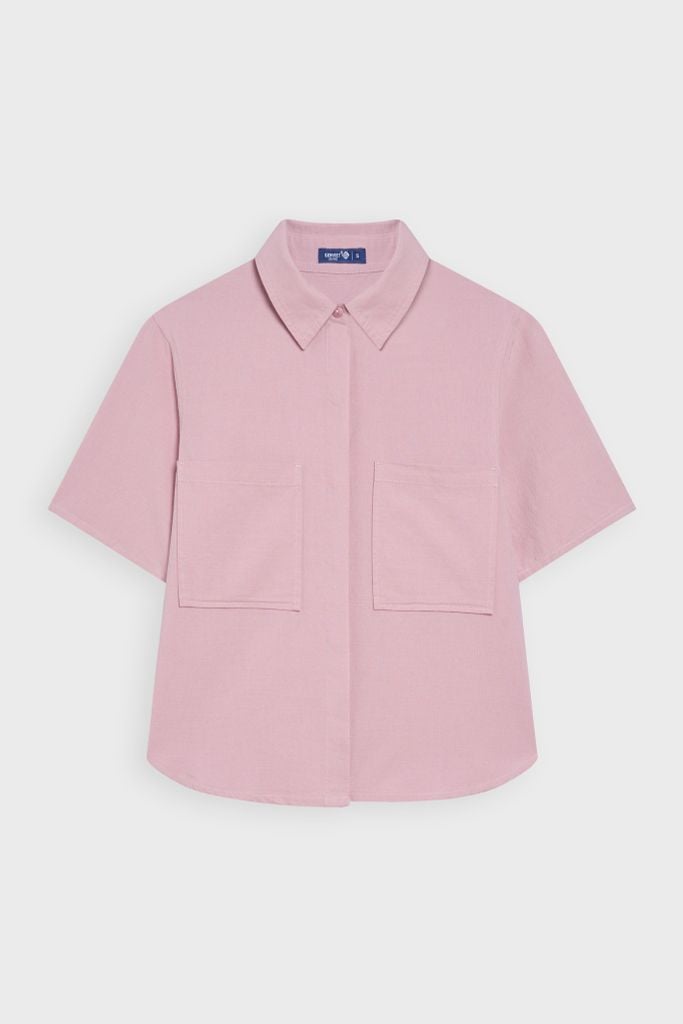 Áo Sơmi Cộc Tay Nữ Croptop TA2229C08955