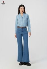 Quần Jeans Nữ Ống Suông TQ124J8529