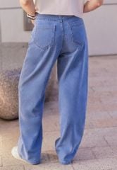 Quần dài jeans nữ dáng suông vừa DQ1223J08980