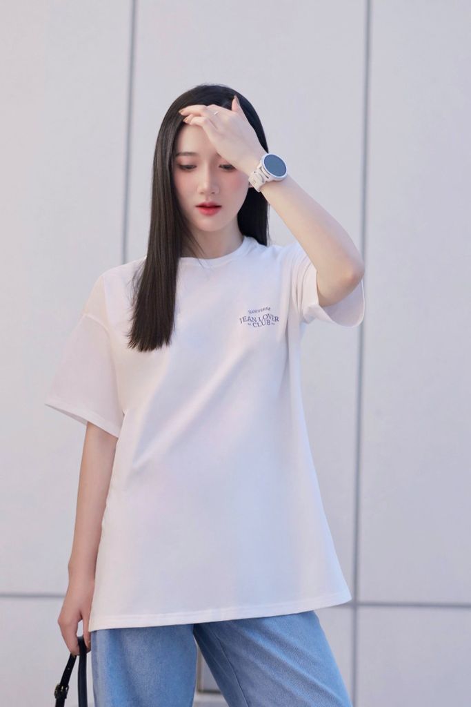 Áo Thun Cộc Tay Unisex Suông Rộng TA5032T08993