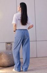 Quần dài jeans nữ dáng suông vừa DQ1223J08980