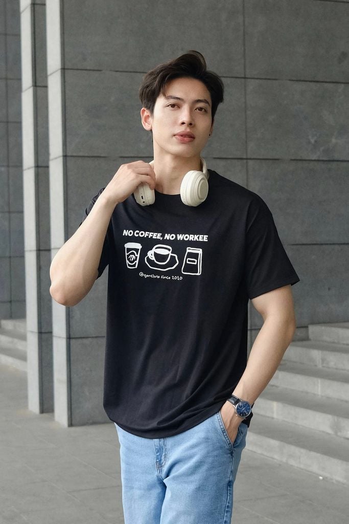 Áo Thun Cộc Tay Unisex Suông Rộng TA5232T08992