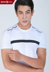 Áo Thun Cộc Tay Nam Cotton Ôm Vừa T4321T1639