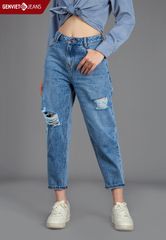  Quần Dài Nữ Jeans Col Thụng TQ104J2299 