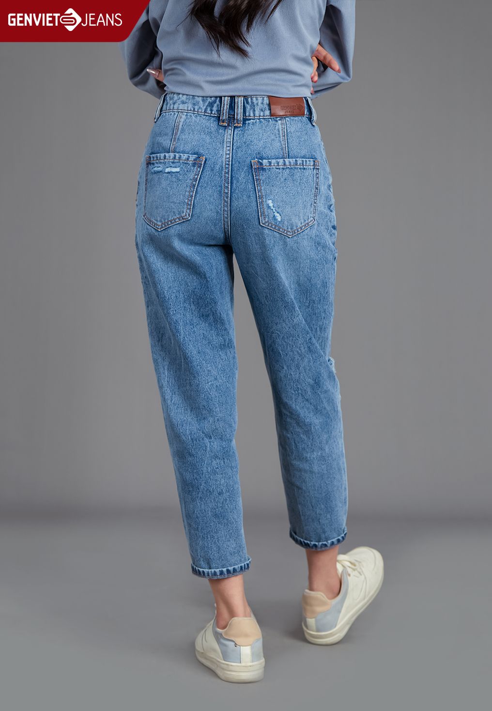  Quần Dài Nữ Jeans Col Thụng TQ104J2299 