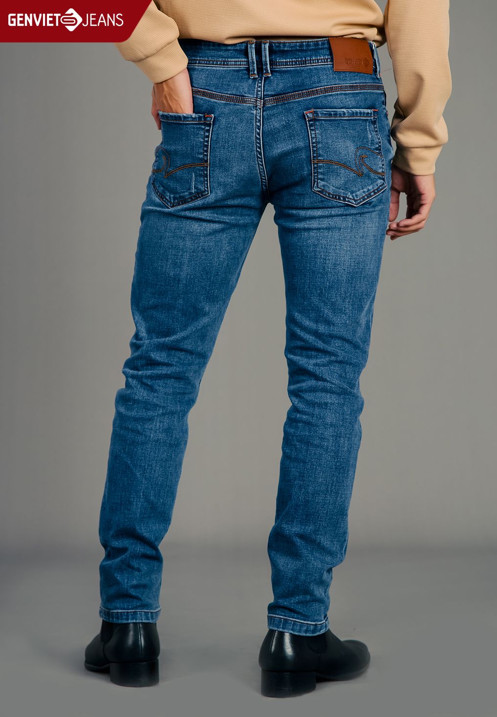  Quần Dài Nam Jeans Col Cơ Bản T1103J2128 