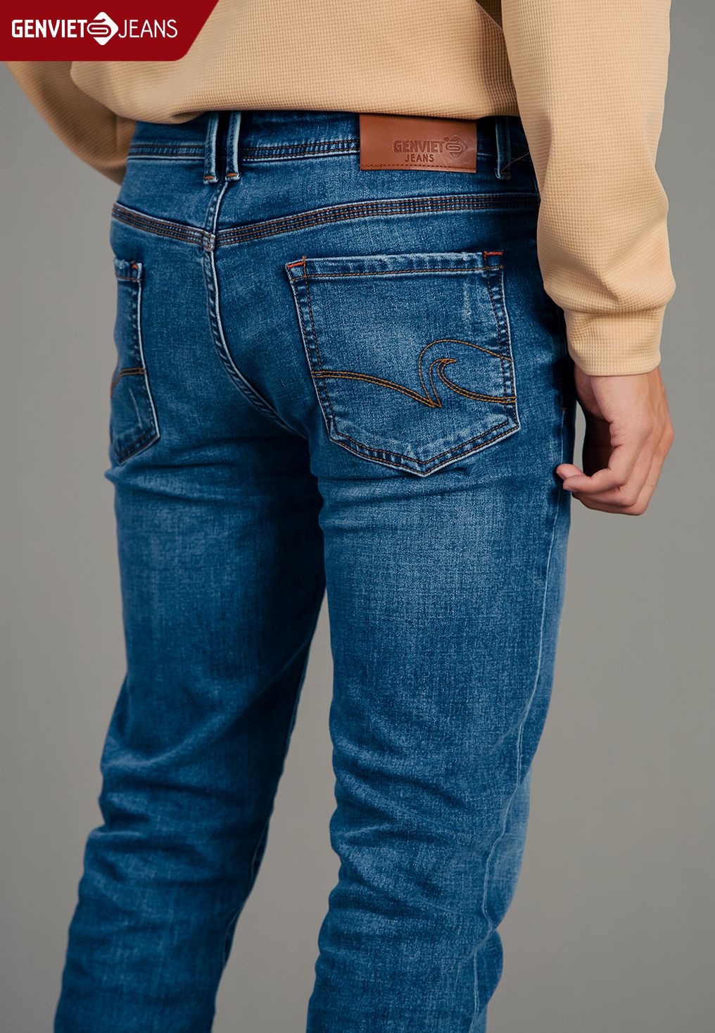  Quần Dài Nam Jeans Col Cơ Bản T1103J2128 