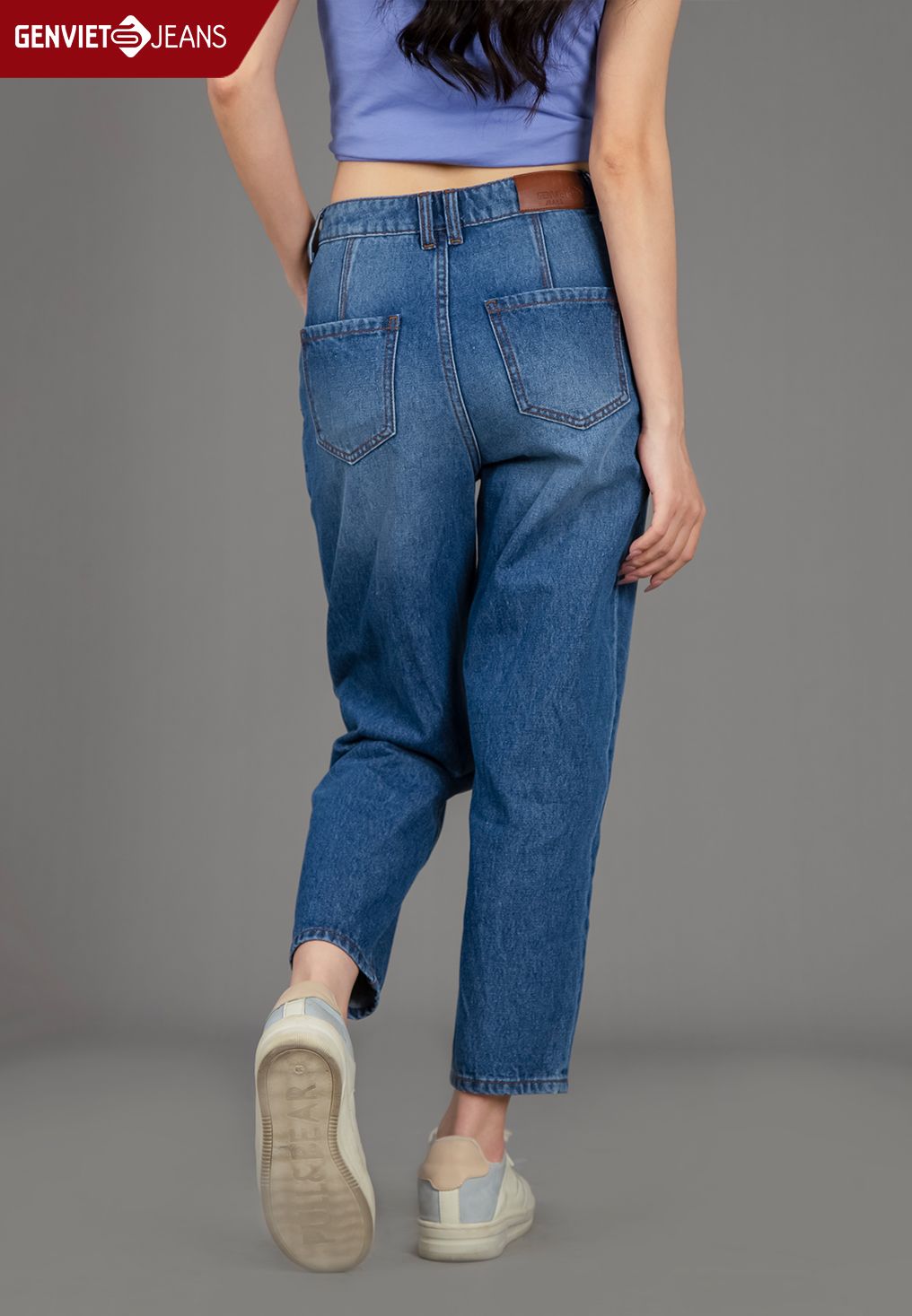  Quần Dài Nữ Jeans Col Thụng TQ104J2298 