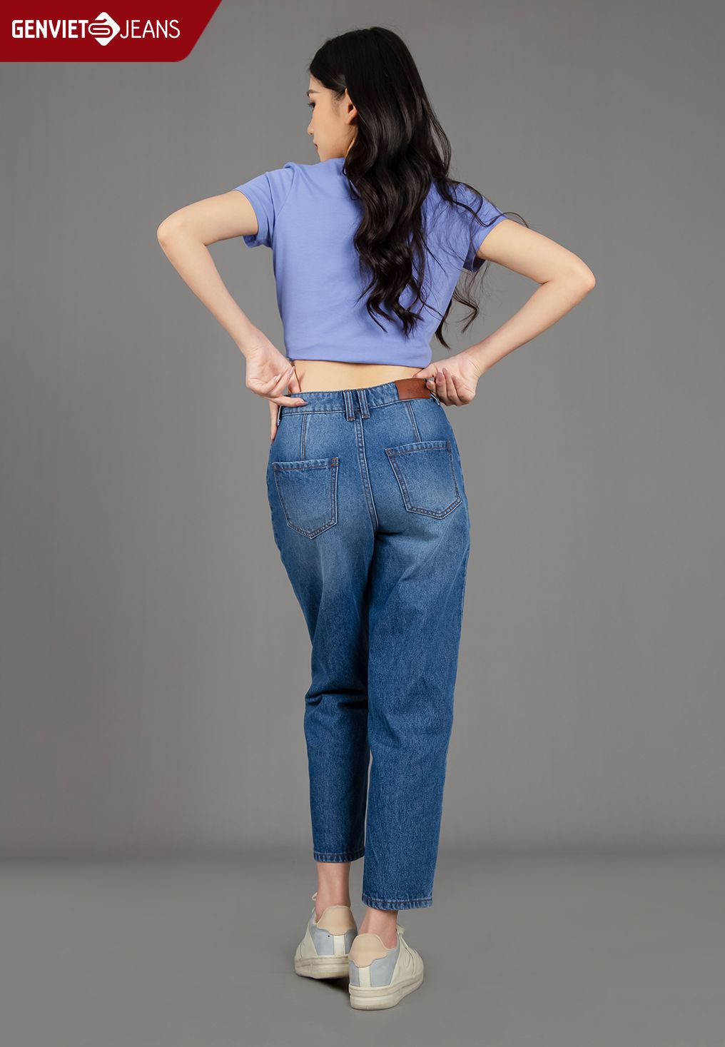  Quần Dài Nữ Jeans Col Thụng TQ104J2298 