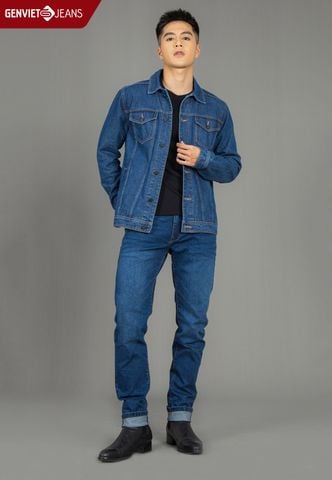 Áo Khoác Jeans 1 Lớp Nam