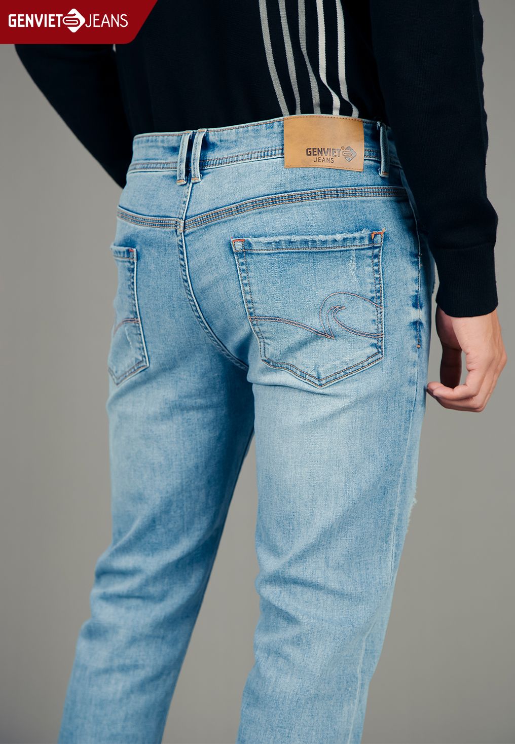  Quần Dài Nam Jeans Col Cơ Bản T1103J2128 