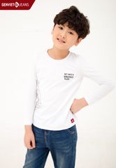 Áo Thun Dài Tay Bé Trai Thun Ôm Vừa K4121T2014