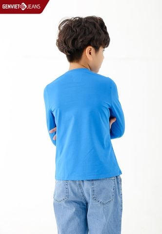 Áo Thun Dài Tay Bé Trai Thun Ôm Vừa K4121T2014