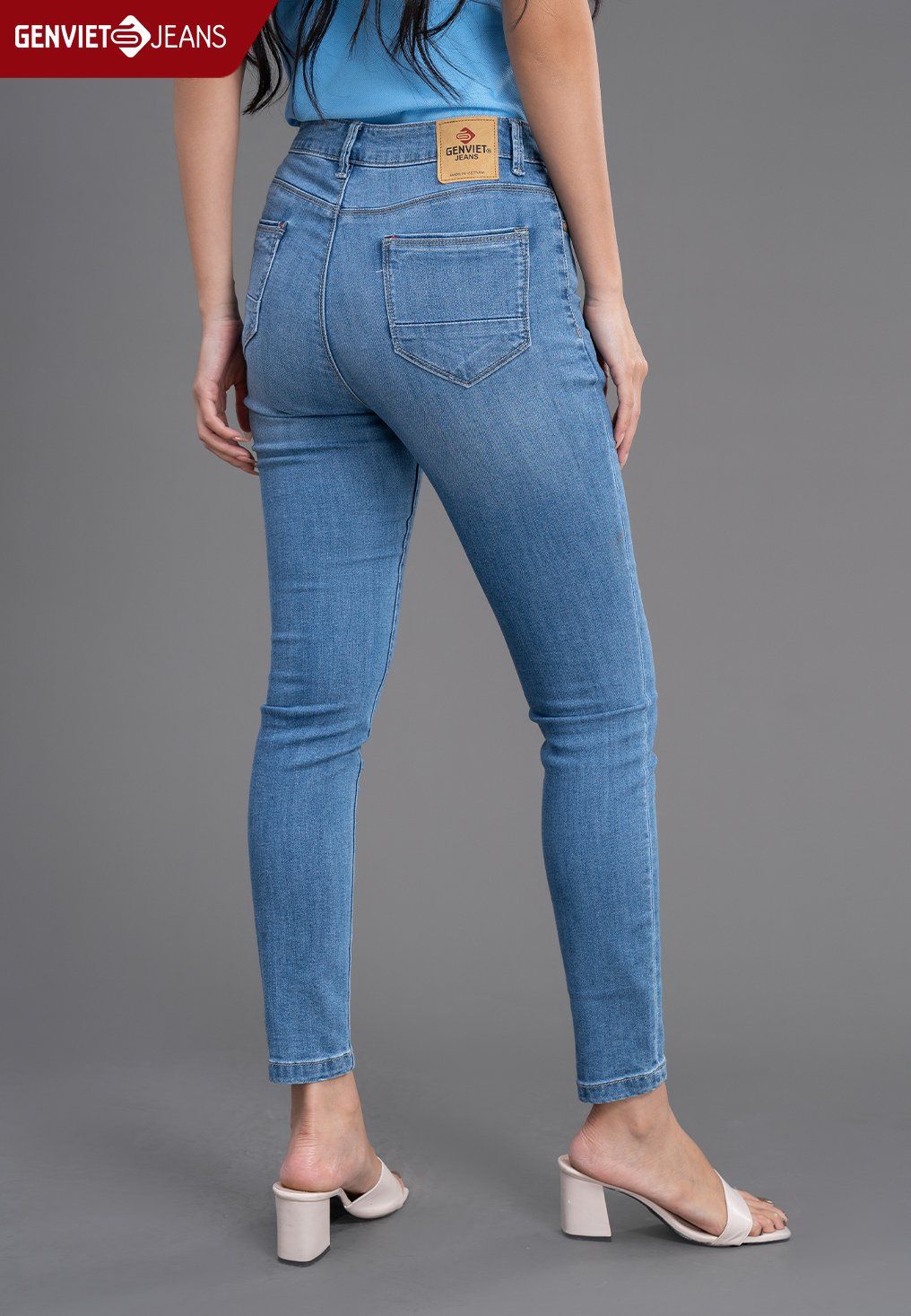  Quần Dài Nữ Jeans Col Cơ Bản TQ103J2271 