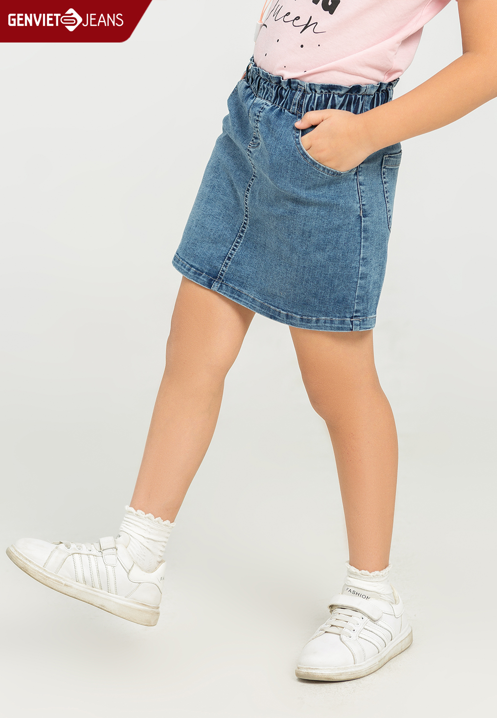 Chân Váy Jeans Nữ Chữ A Dáng Ngắn Bò Trẻ Trung Cạp Cao Rách GENVIET  TJ328J1609  Lazadavn