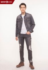Áo Khoác 1 Lớp Nam Jeans Ôm Vừa T6121J669
