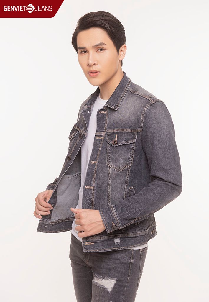 Áo Khoác 1 Lớp Nam Jeans Ôm Vừa T6121J669