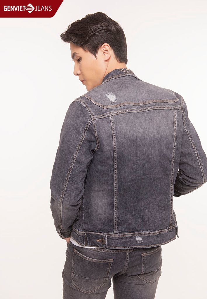 Áo Khoác 1 Lớp Nam Jeans Ôm Vừa T6121J669