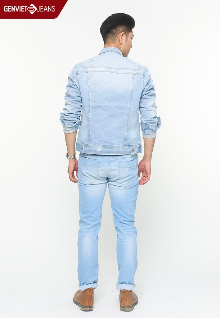Áo Khoác 1 Lớp Nam Jeans Ôm Vừa T6121J669