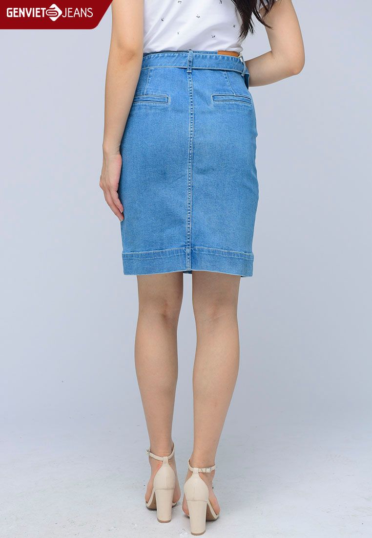  Chân Váy - Juyp Nữ Jeans Suông Vừa DJ323J999 