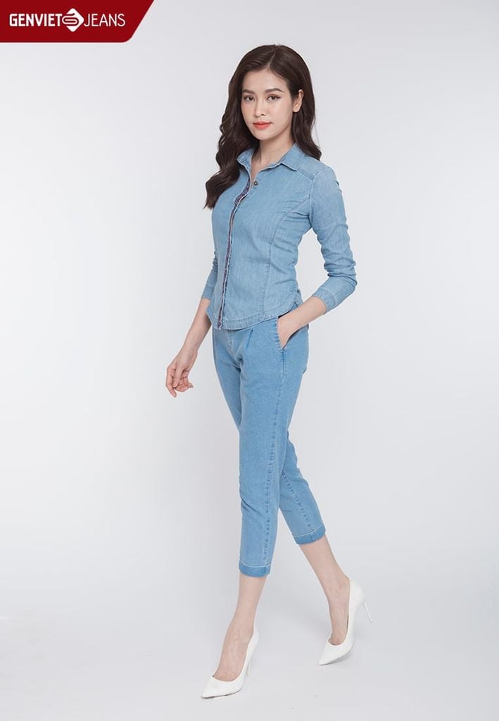 Quần Dài Nữ Jeans Quần Tây DQ106J762