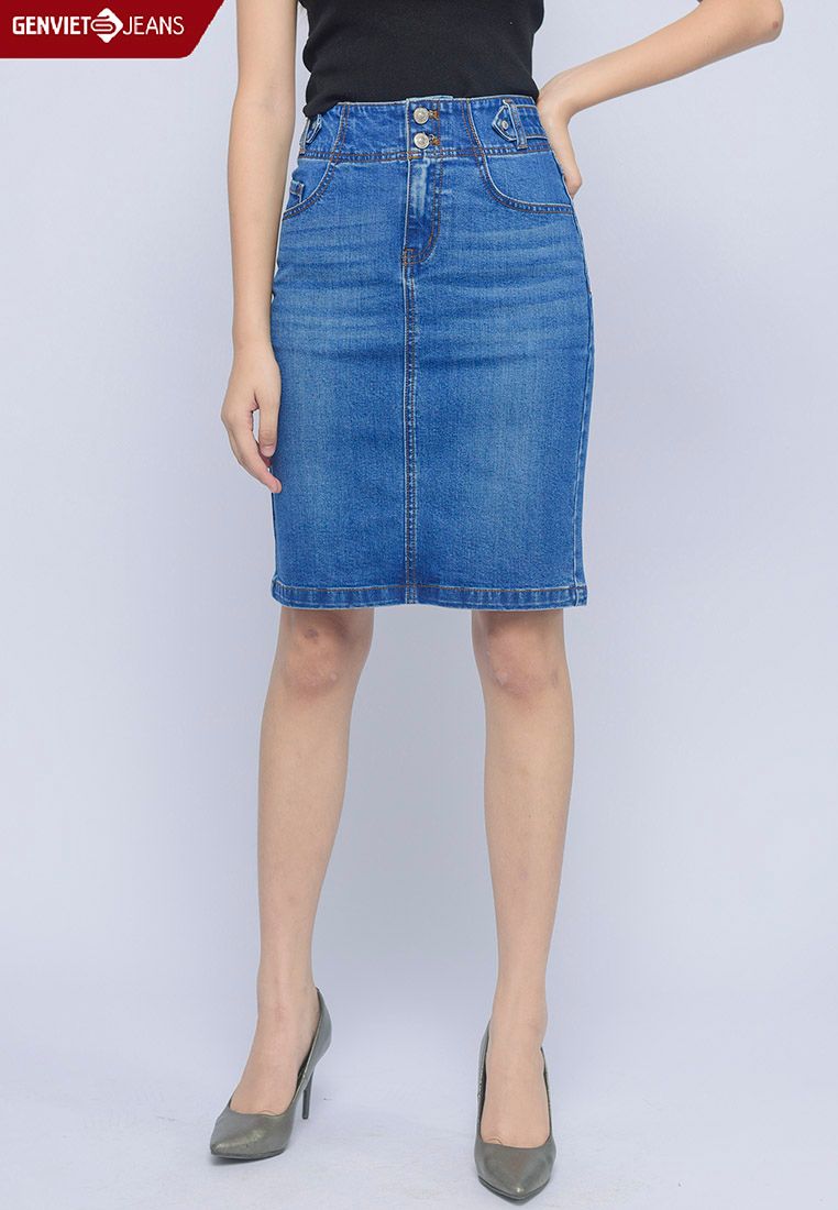  Juyp Nữ Jeans Ôm Vừa DJ321J1322 